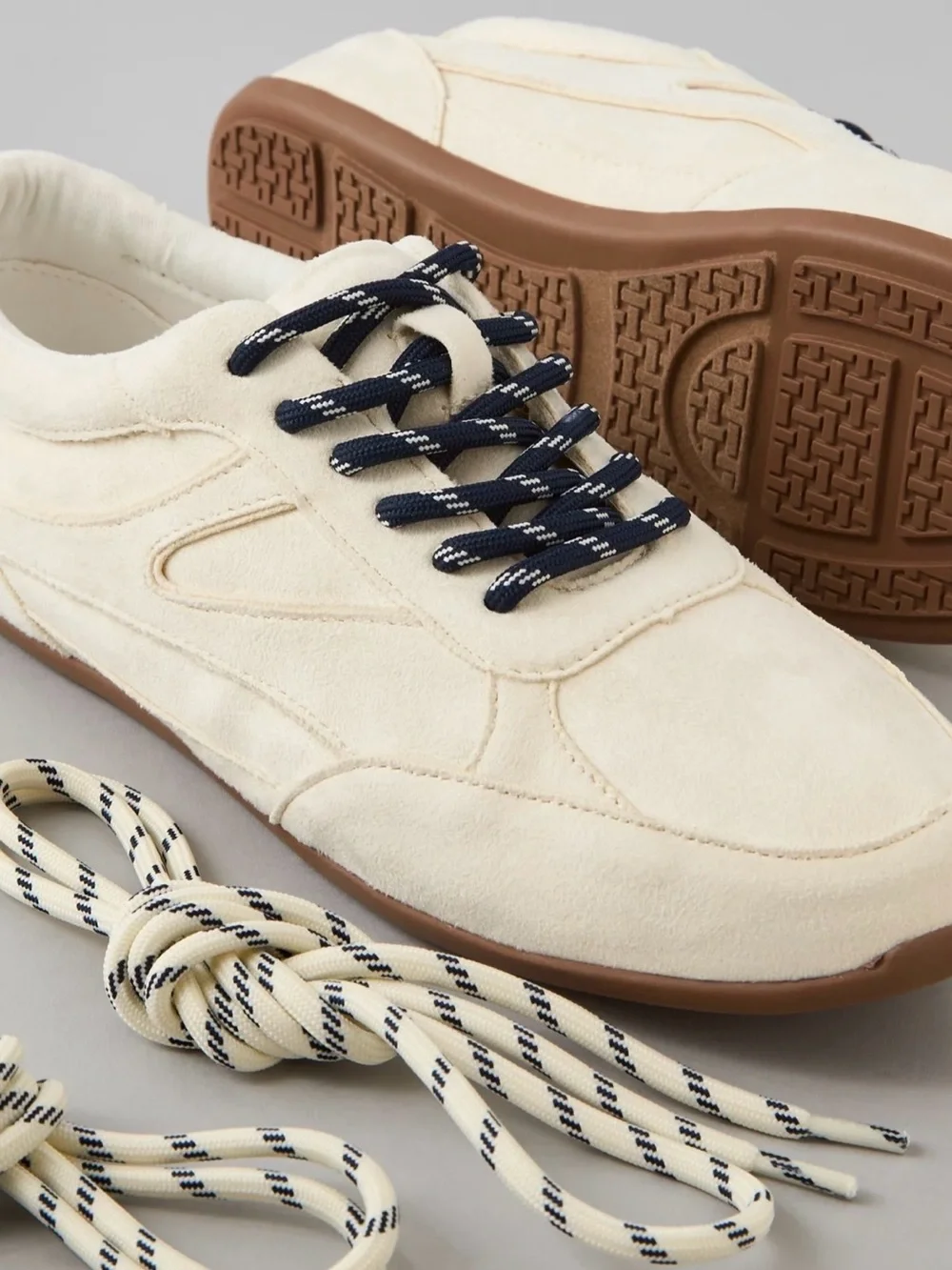 American Eagle Outfitters cream suede